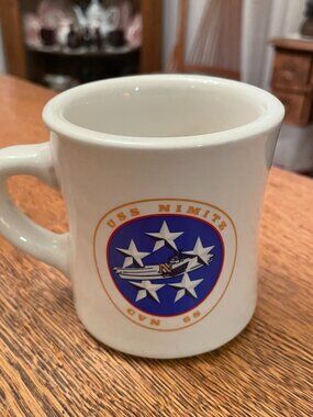 USS Nimitz CVN 68 Operation Desert Storm "Joshua" Coffee Cup Mug 9 ounces